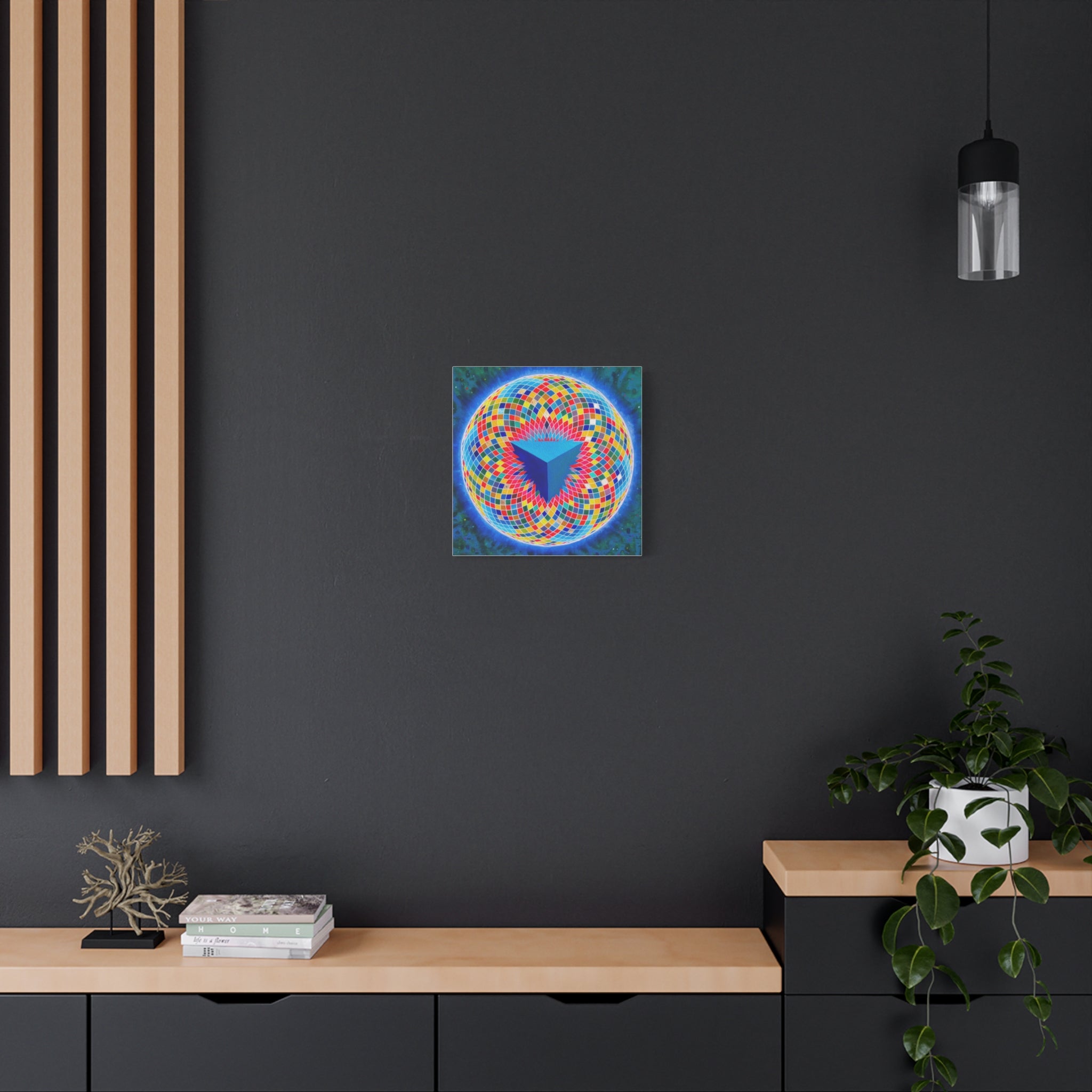 Tetrahedral Torus - Toroidal Geometry Canvas Print