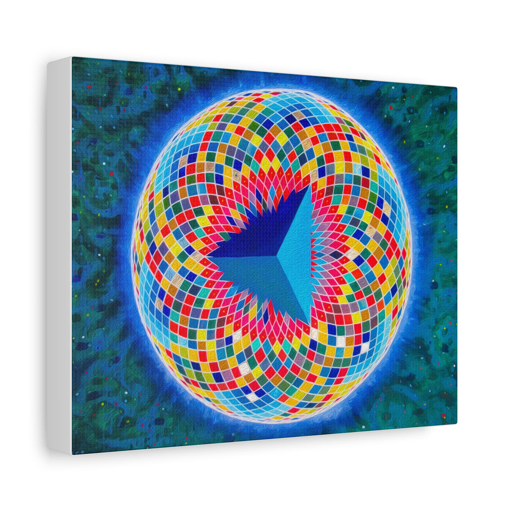 Tetrahedral Torus - Toroidal Geometry Canvas Print