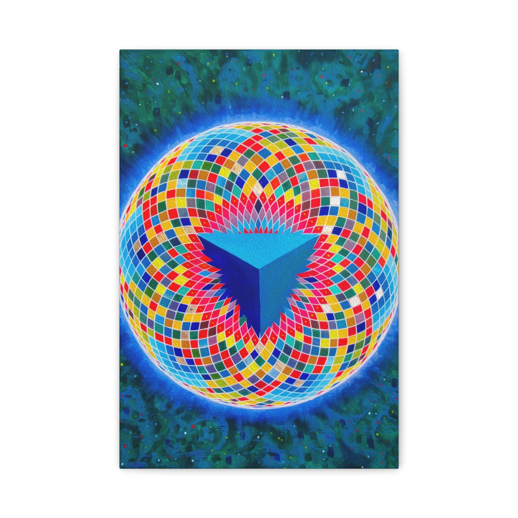 Tetrahedral Torus - Toroidal Geometry Canvas Print