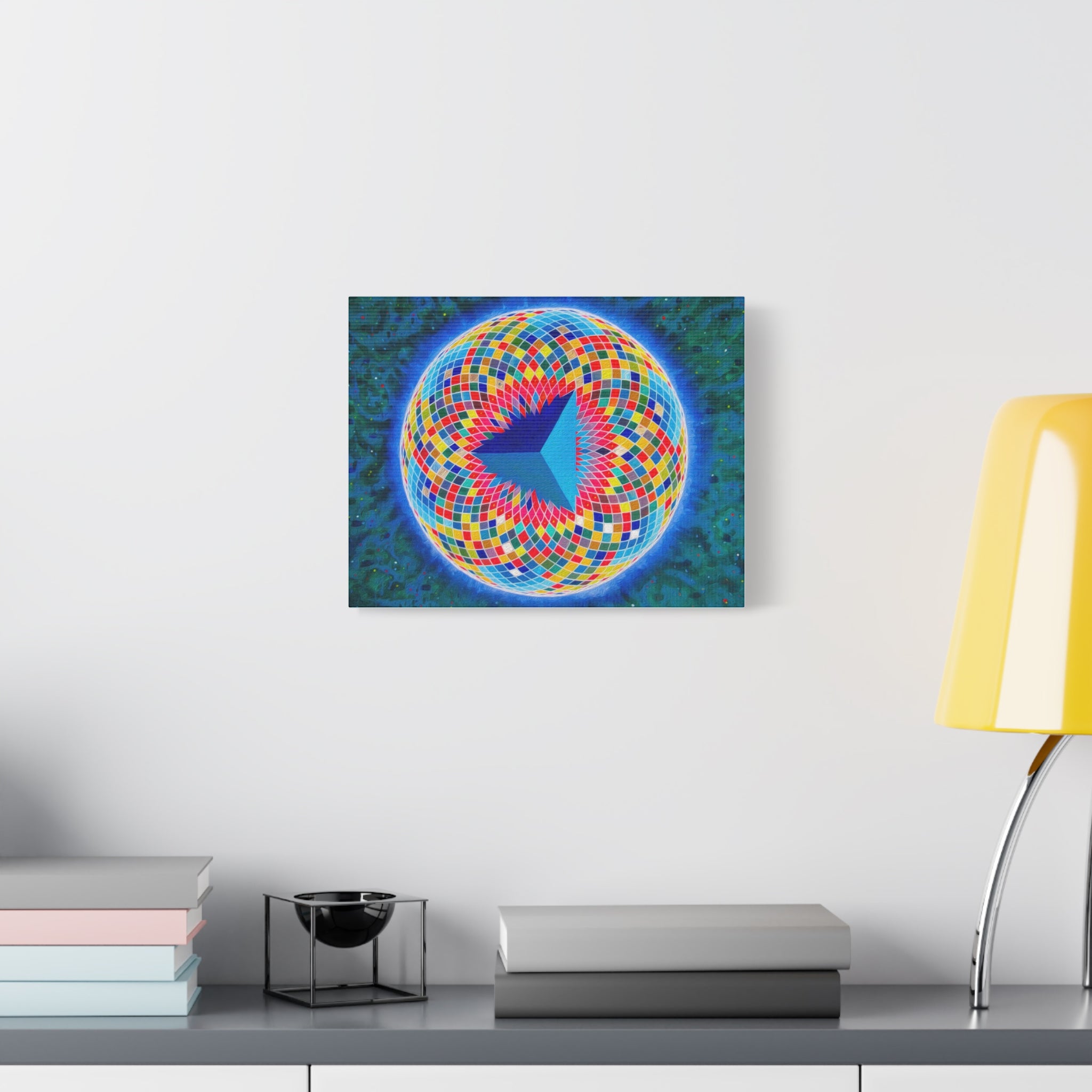Tetrahedral Torus - Toroidal Geometry Canvas Print