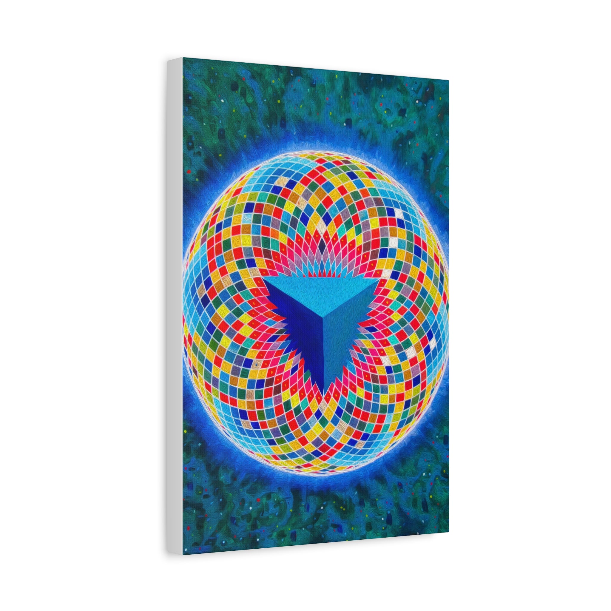 Tetrahedral Torus - Toroidal Geometry Canvas Print