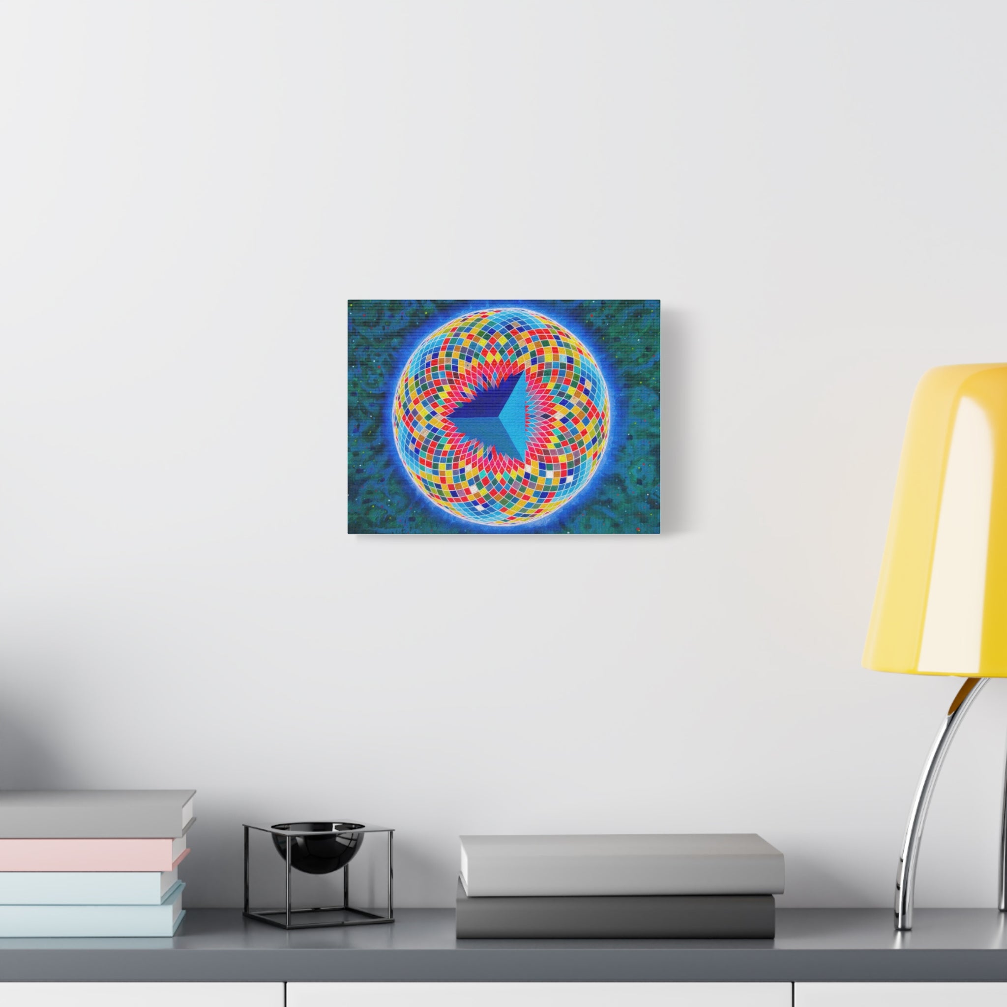 Tetrahedral Torus - Toroidal Geometry Canvas Print