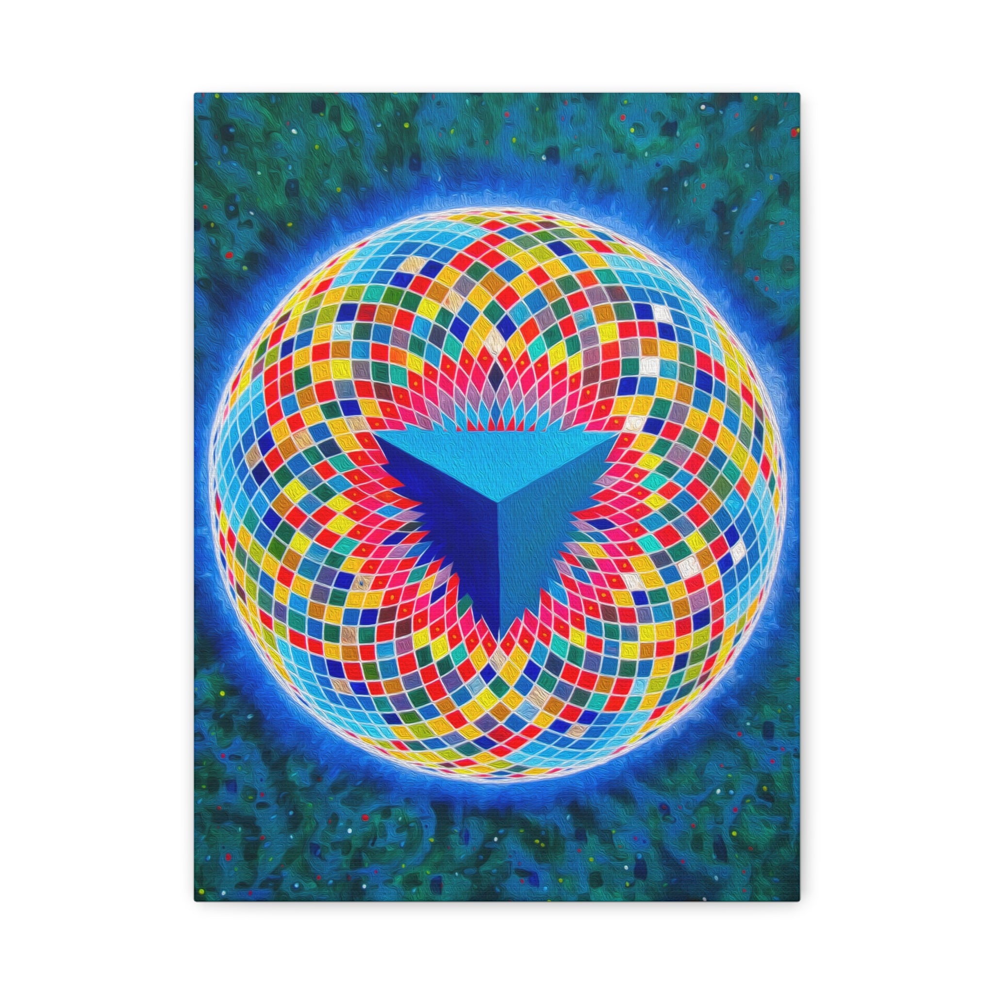 Tetrahedral Torus - Toroidal Geometry Canvas Print