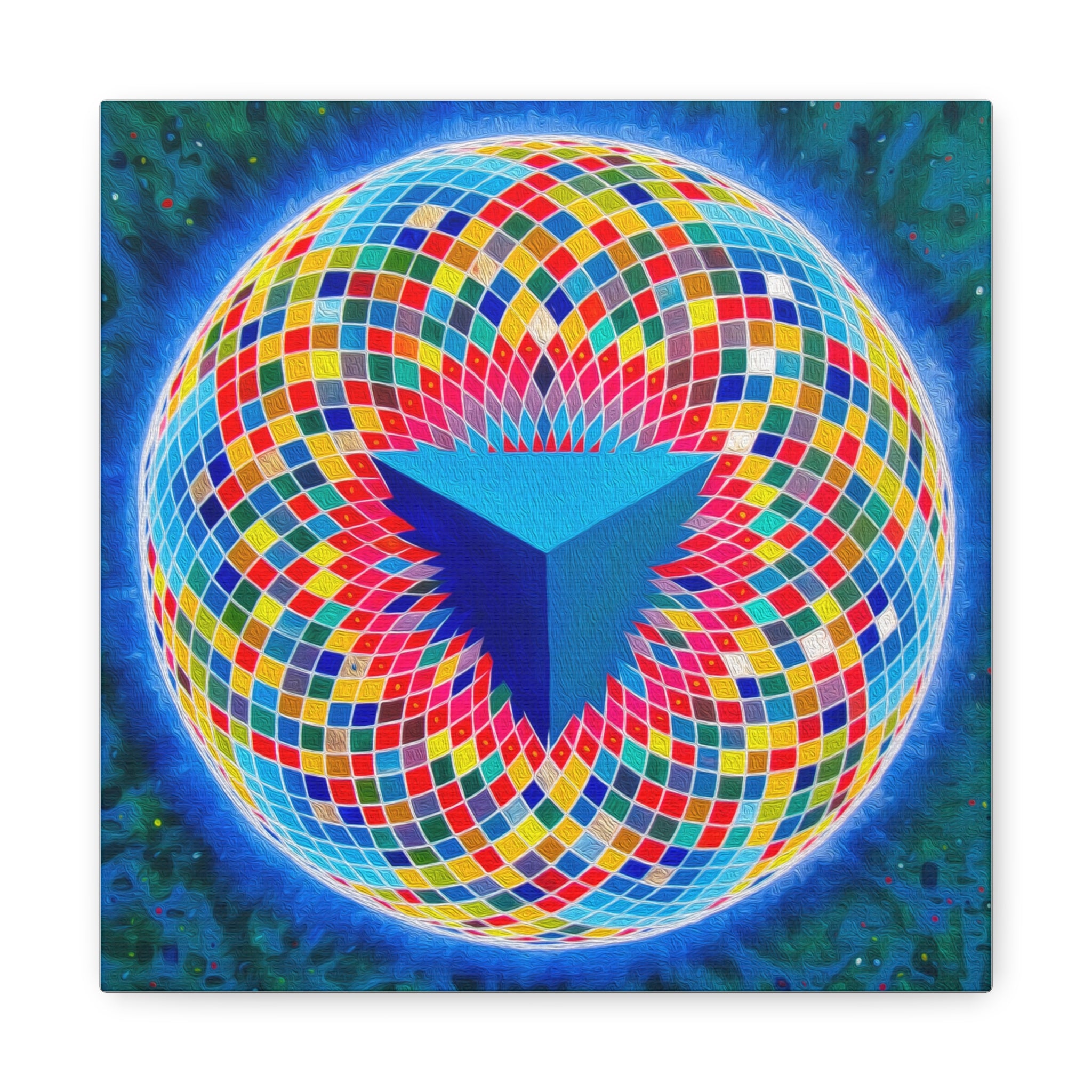 Tetrahedral Torus - Toroidal Geometry Canvas Print