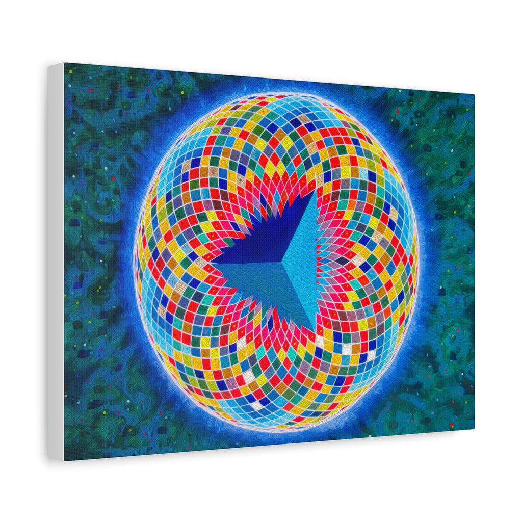 Tetrahedral Torus - Toroidal Geometry Canvas Print
