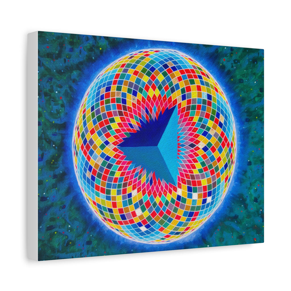 Tetrahedral Torus - Toroidal Geometry Canvas Print