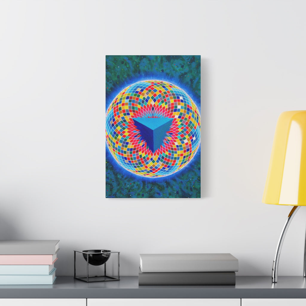 Tetrahedral Torus - Toroidal Geometry Canvas Print