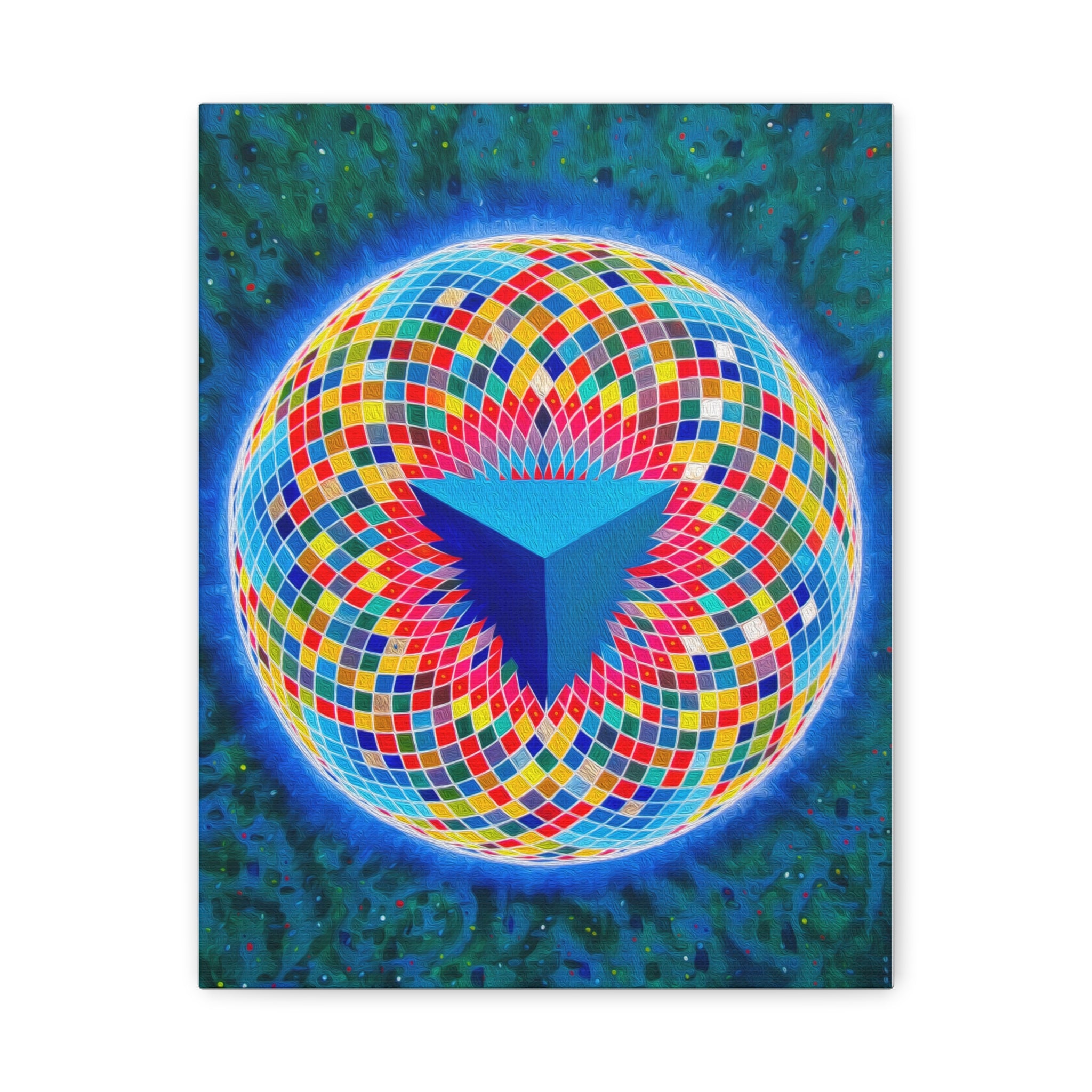 Tetrahedral Torus - Toroidal Geometry Canvas Print