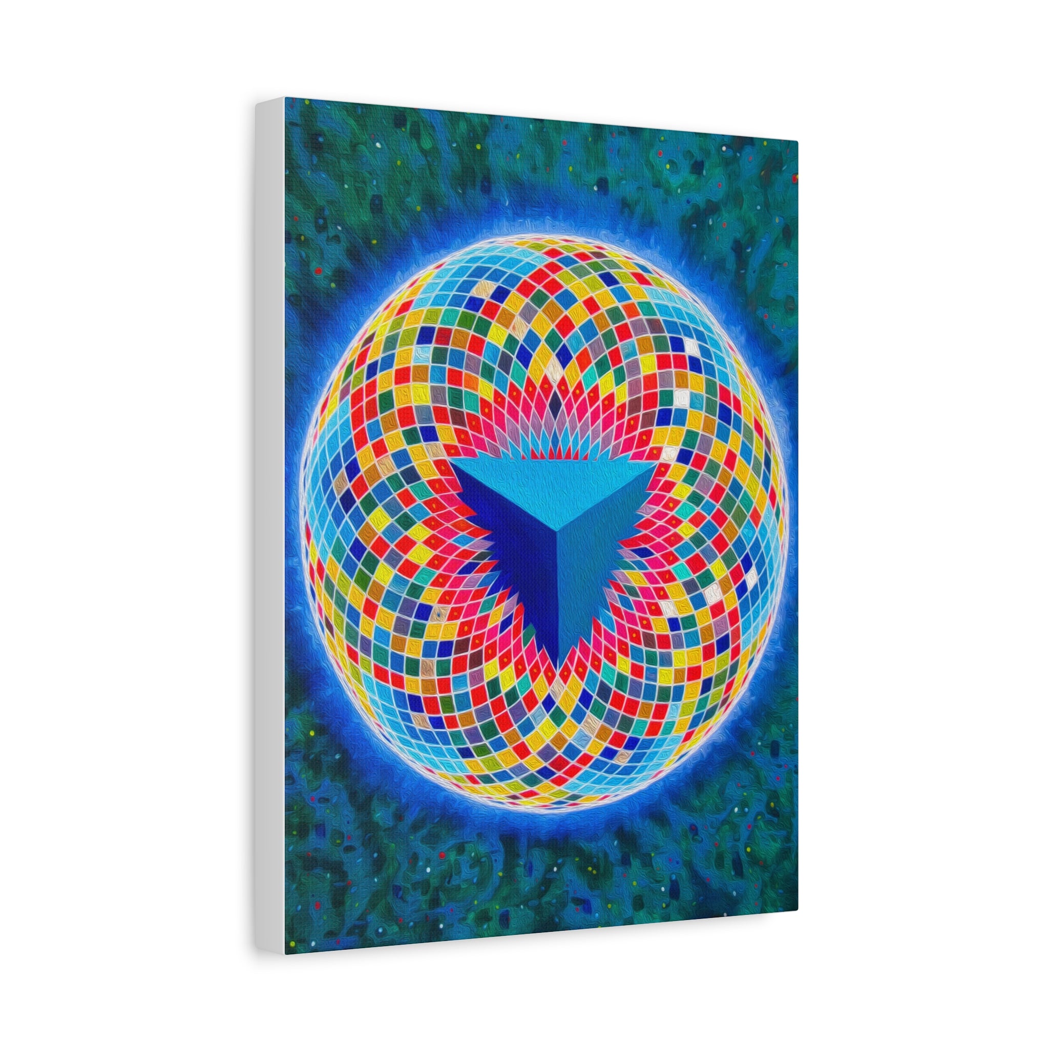 Tetrahedral Torus - Toroidal Geometry Canvas Print