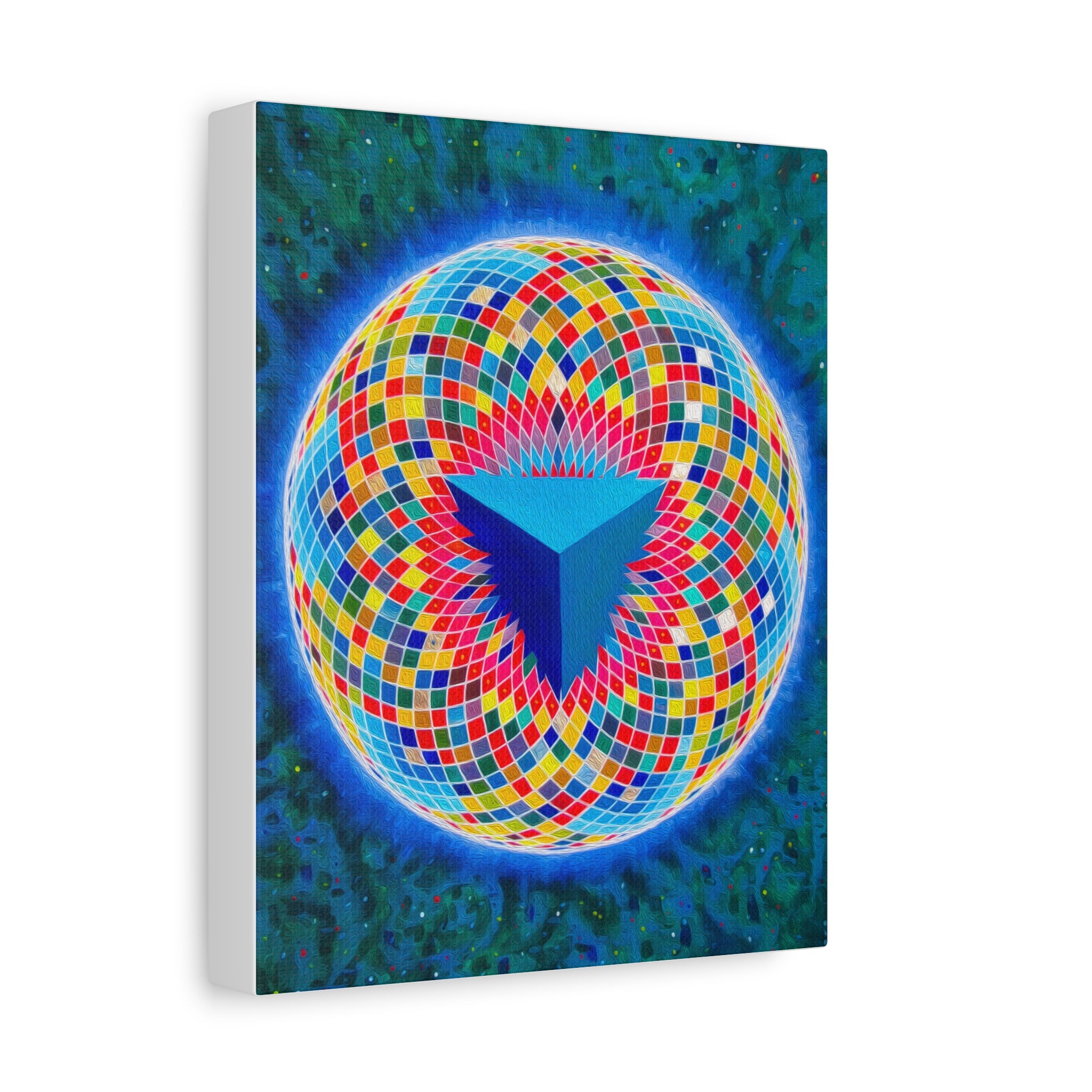 Tetrahedral Torus - Toroidal Geometry Canvas Print