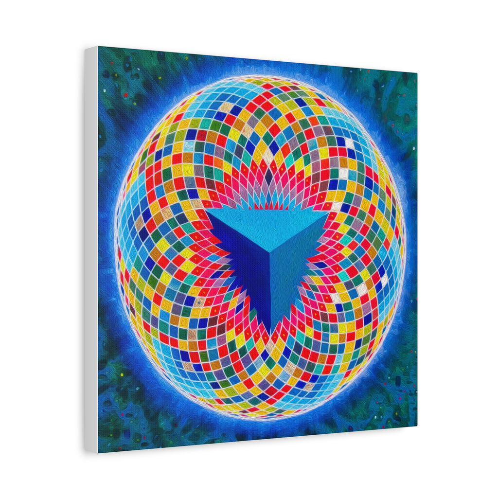 Tetrahedral Torus - Toroidal Geometry Canvas Print
