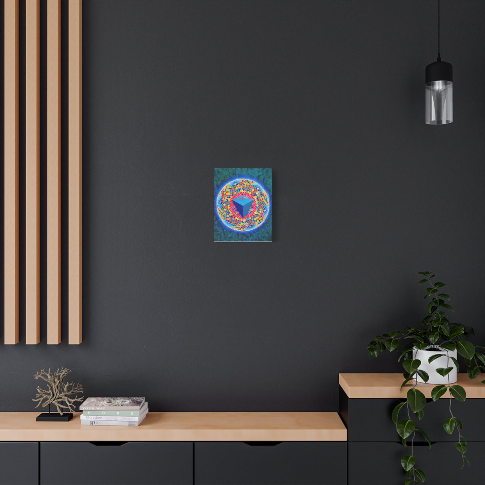 Tetrahedral Torus - Toroidal Geometry Canvas Print