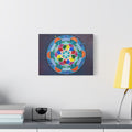 Four Threes = A Year Zodiac Sacred Geometry Canvas Print