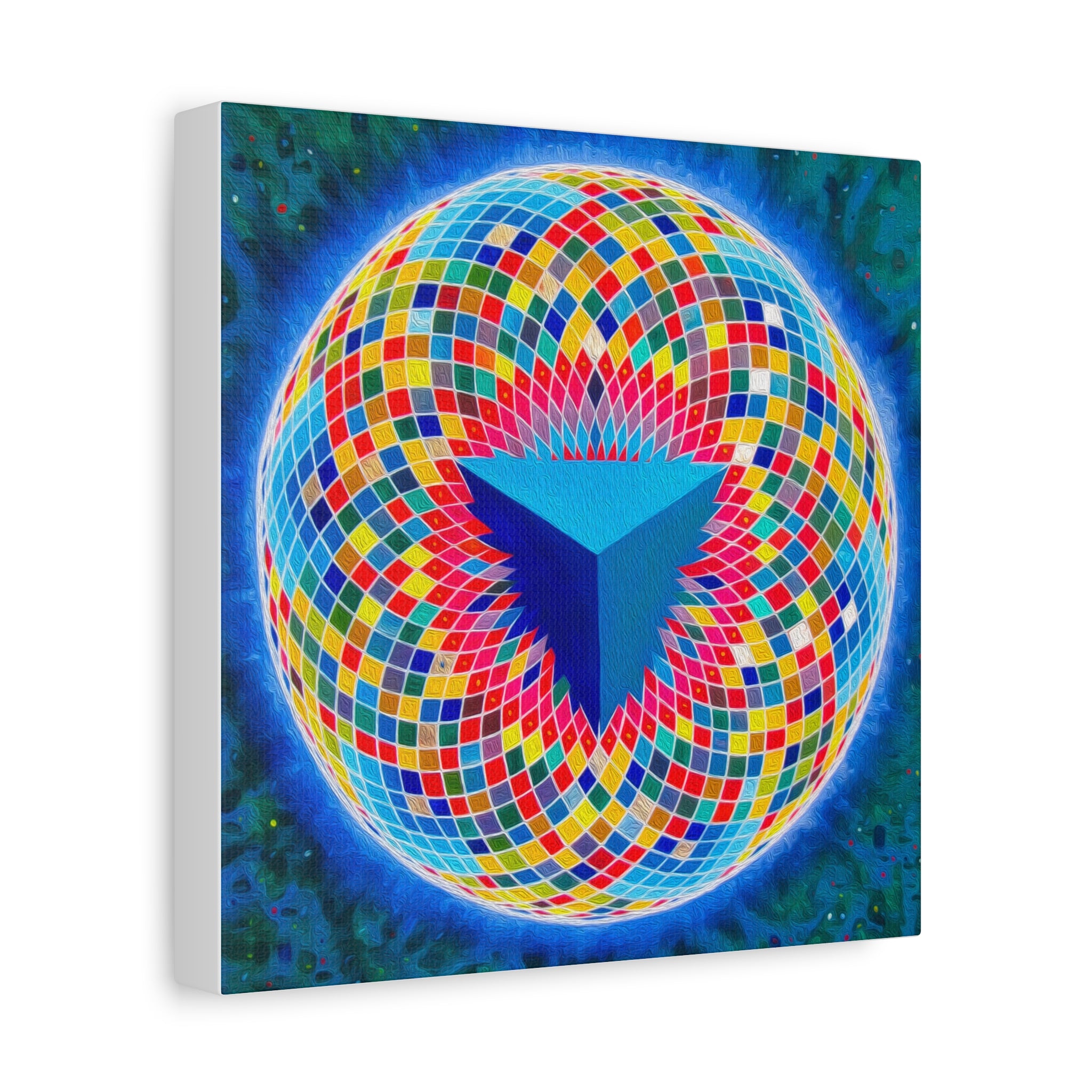 Tetrahedral Torus - Toroidal Geometry Canvas Print