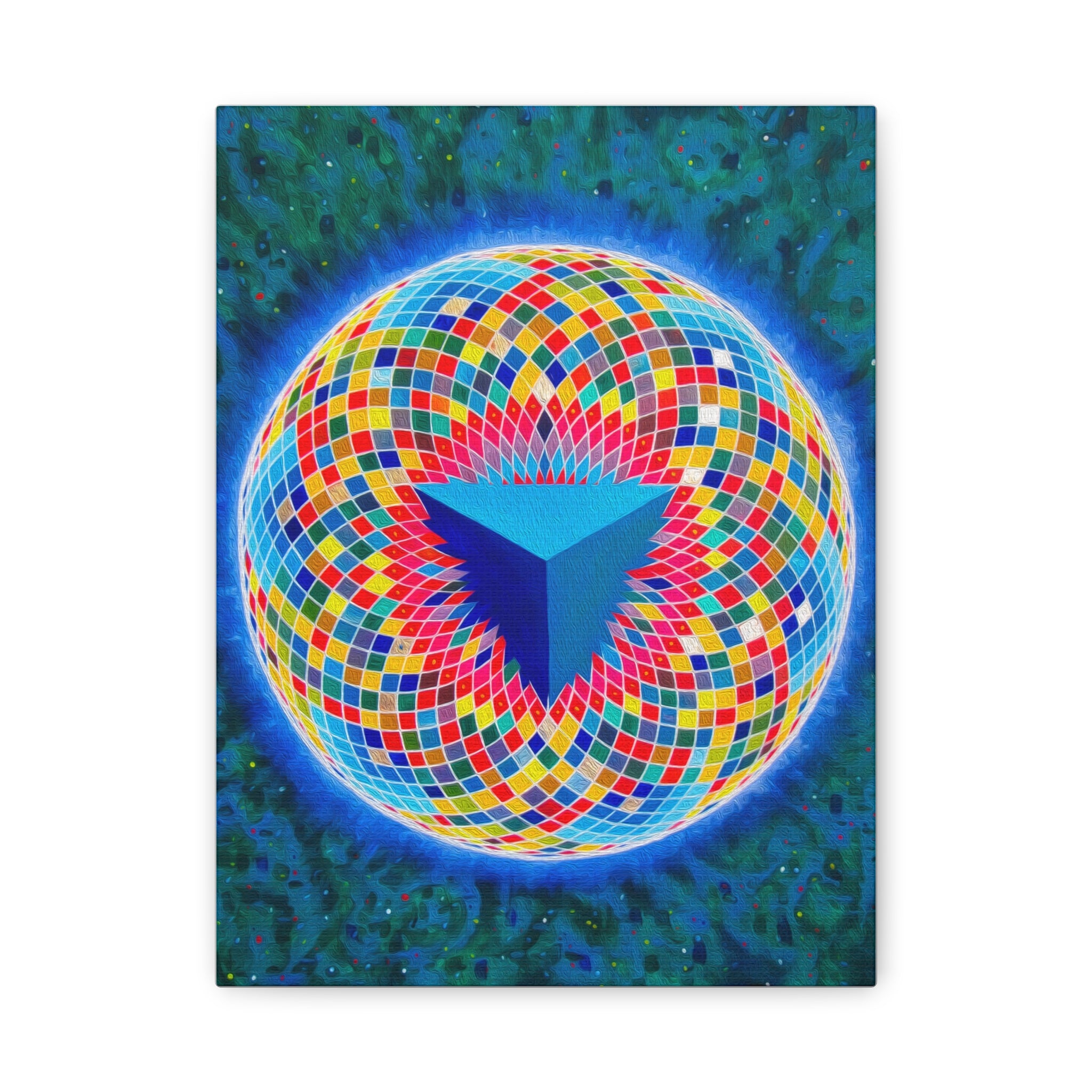 Tetrahedral Torus - Toroidal Geometry Canvas Print