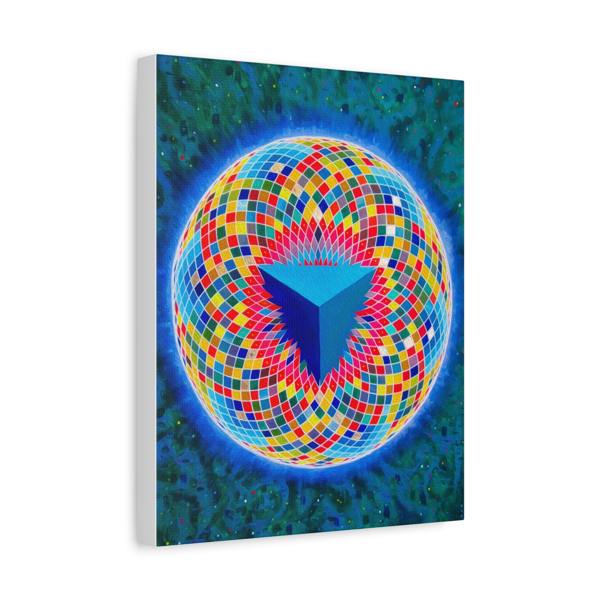 Tetrahedral Torus - Toroidal Geometry Canvas Print