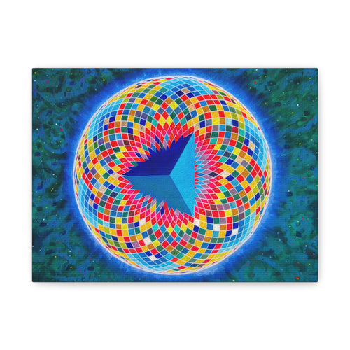 Tetrahedral Torus - Toroidal Geometry Canvas Print