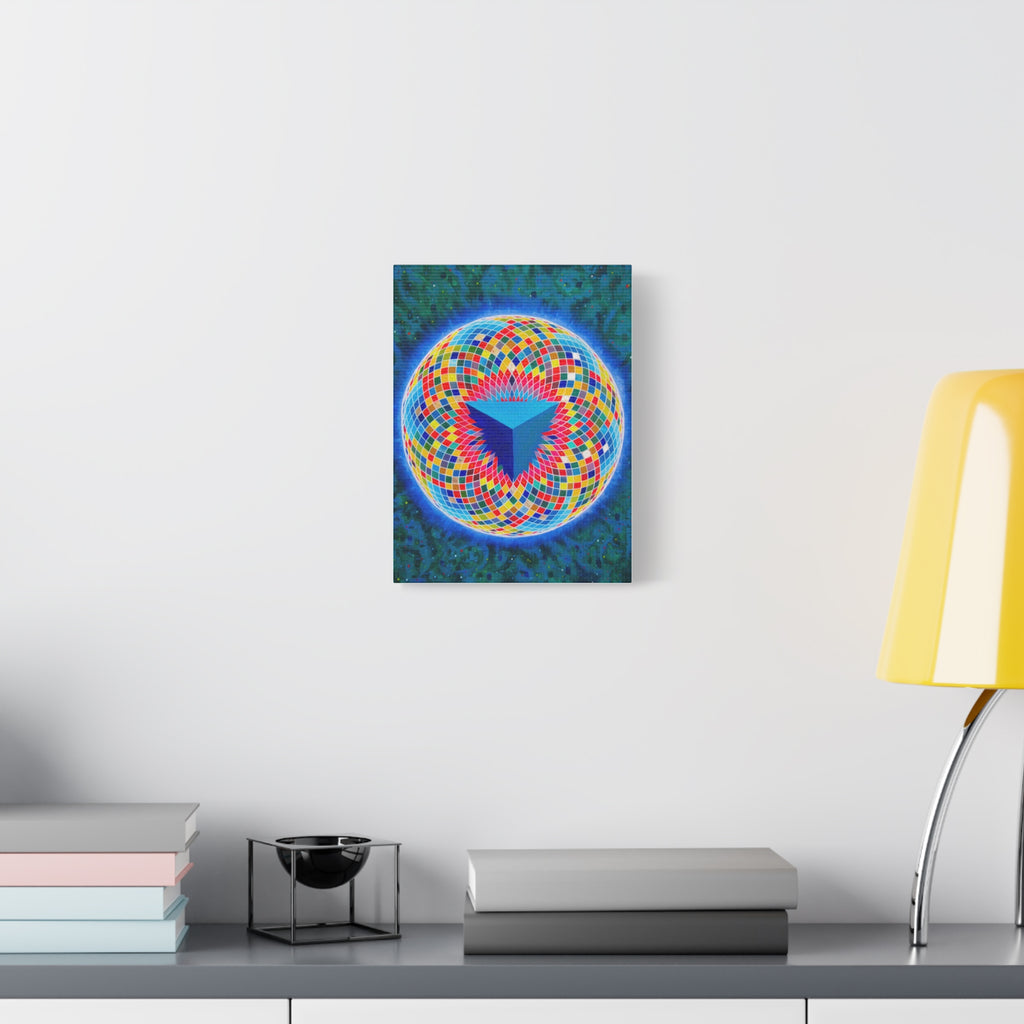 Tetrahedral Torus - Toroidal Geometry Canvas Print