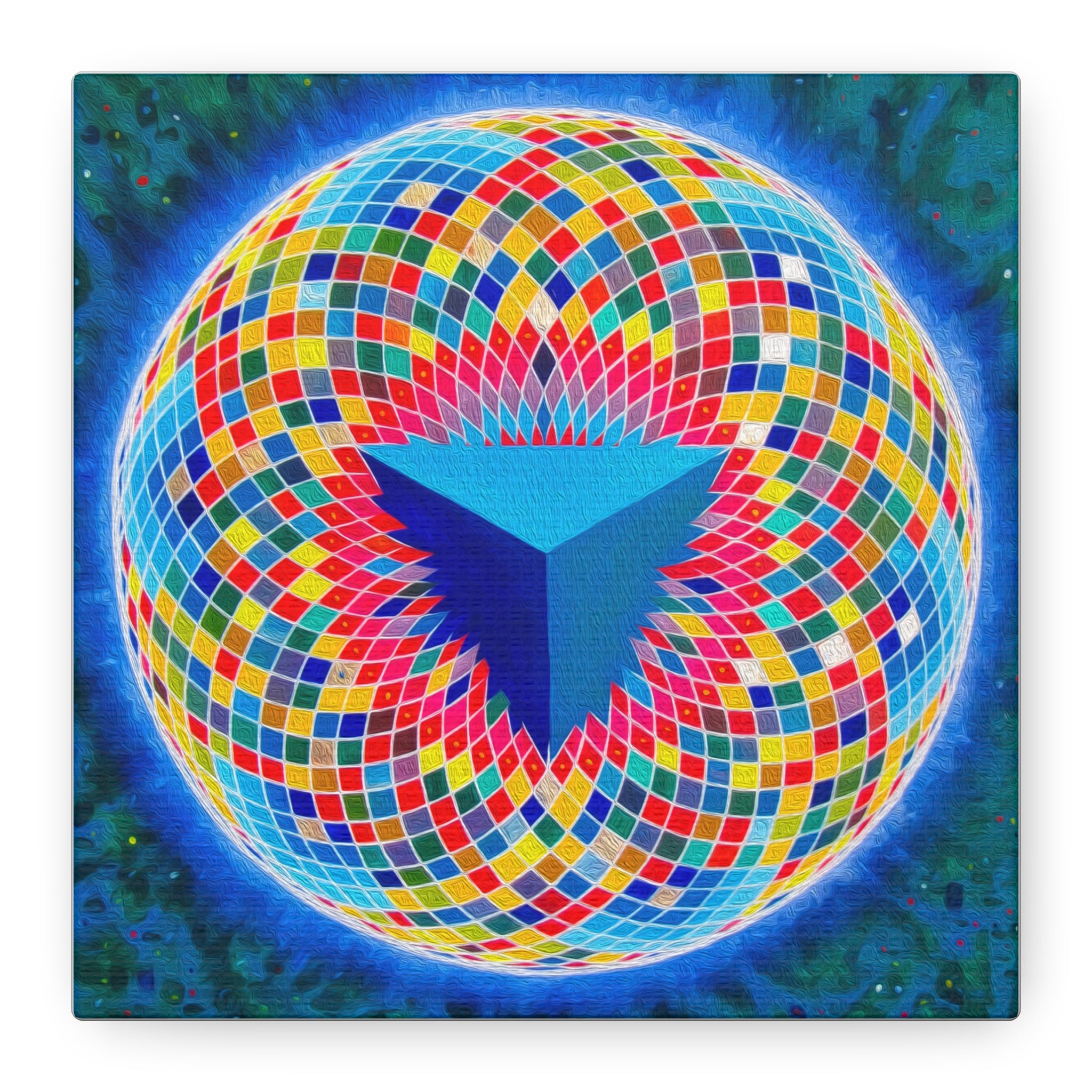Tetrahedral Torus - Toroidal Geometry Canvas Print