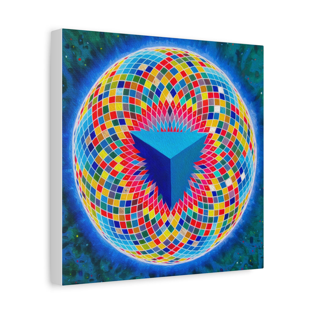 Tetrahedral Torus - Toroidal Geometry Canvas Print