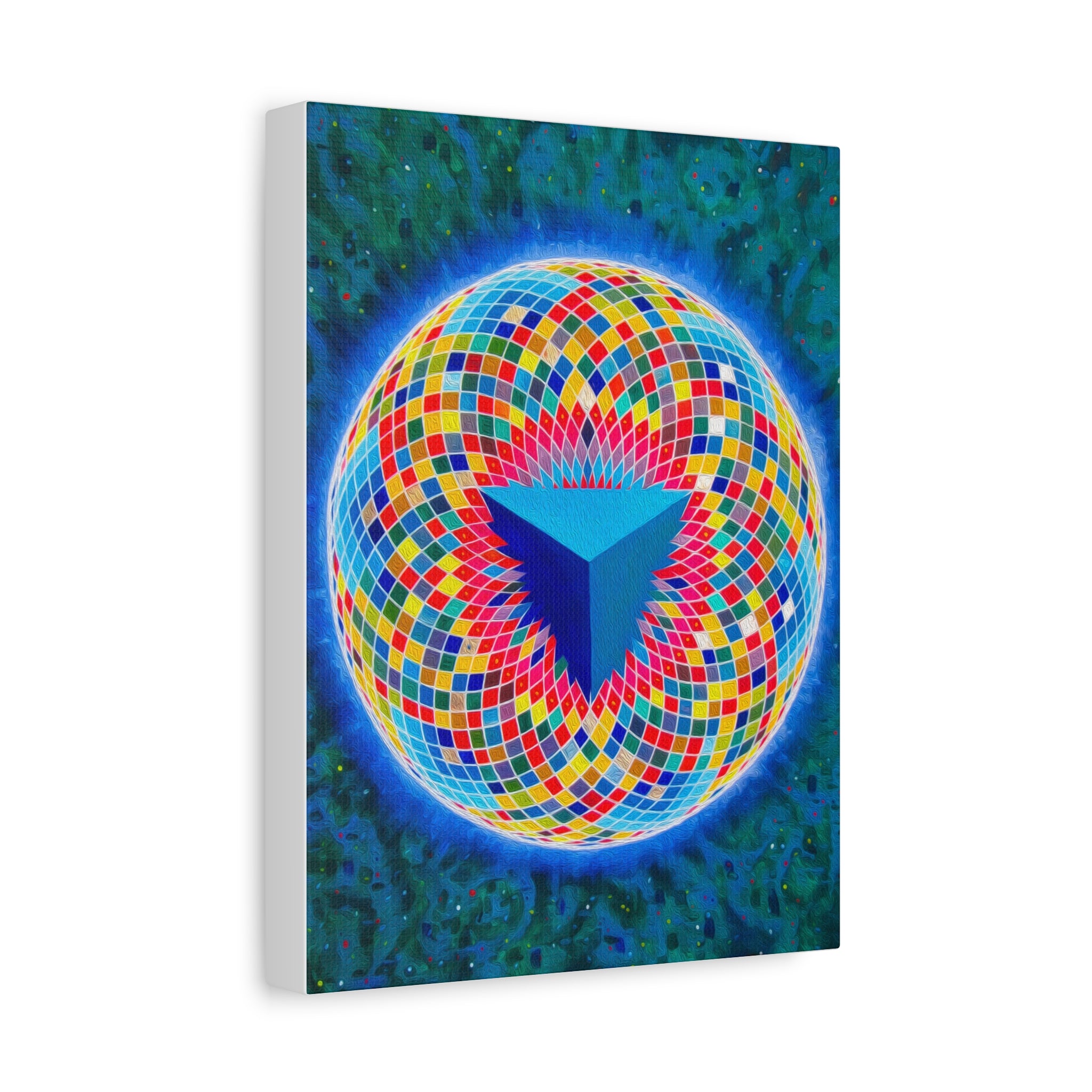 Tetrahedral Torus - Toroidal Geometry Canvas Print