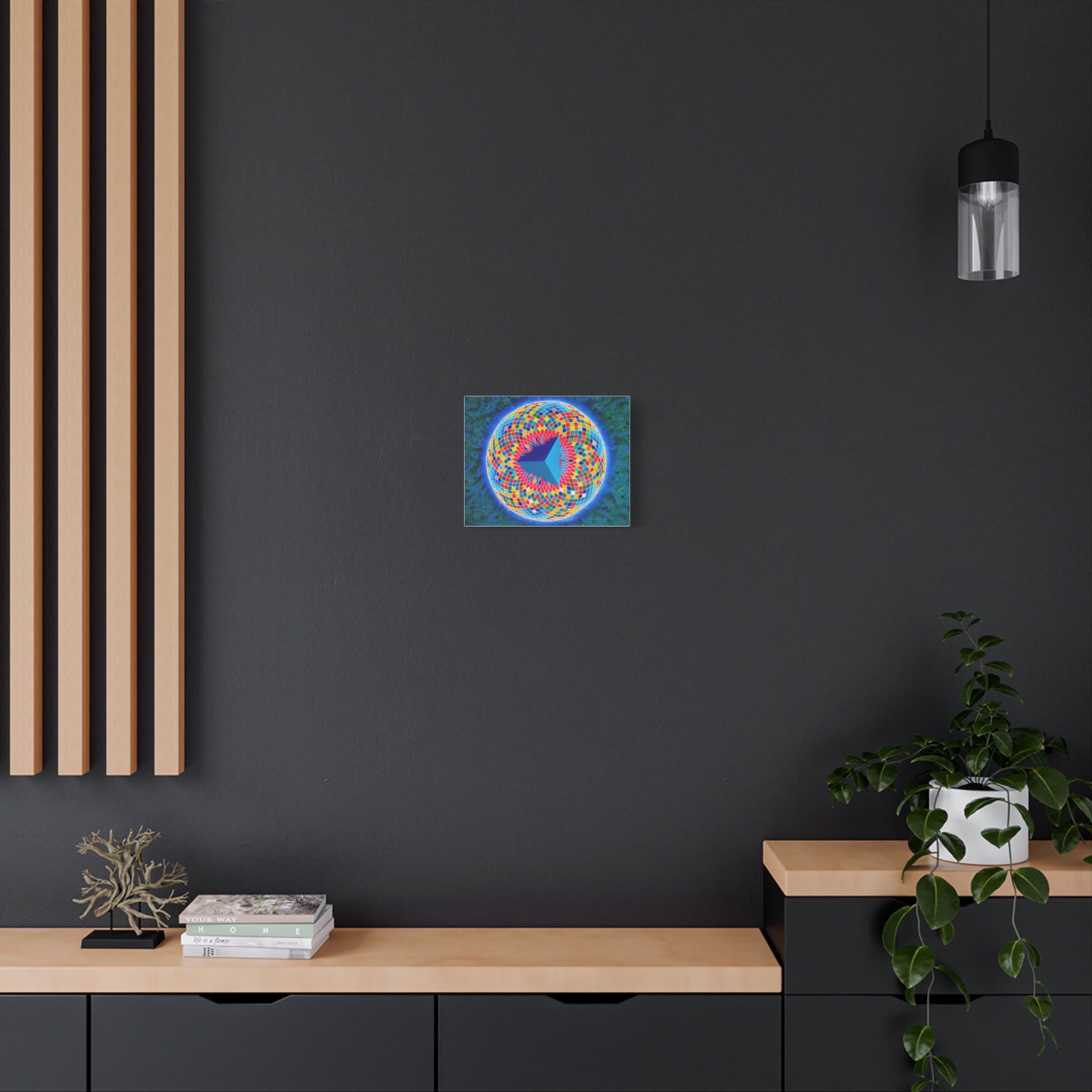 Tetrahedral Torus - Toroidal Geometry Canvas Print