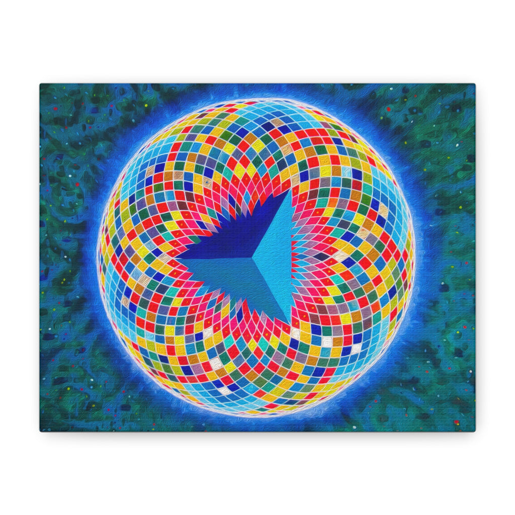 Tetrahedral Torus - Toroidal Geometry Canvas Print